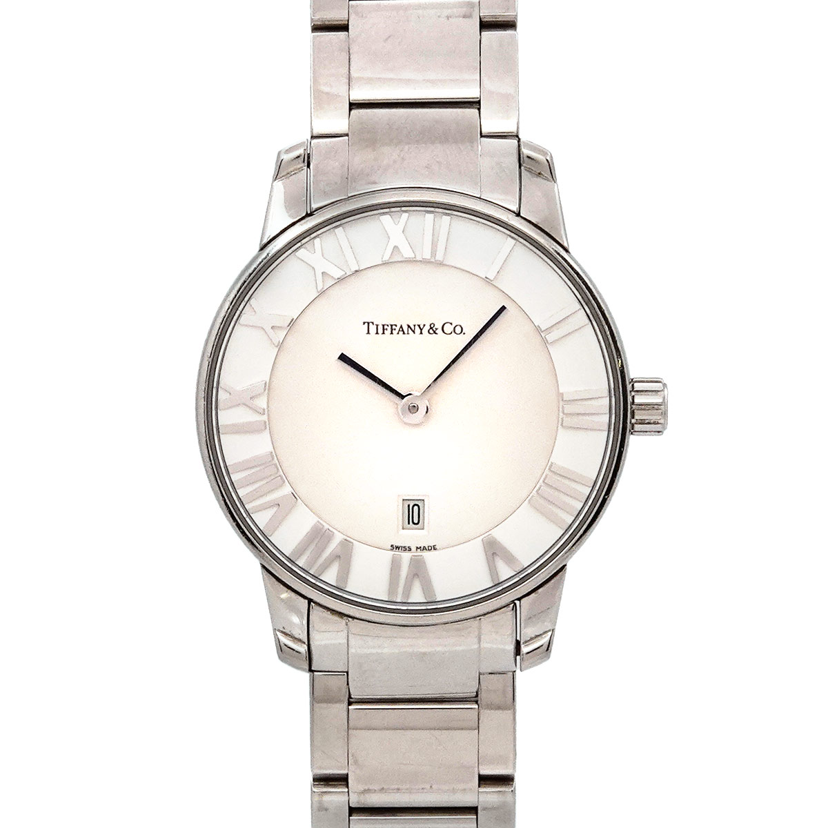 TIFFANY&Co. Markround 腕時計 シルバー TIFFANY&Co. TIFFANY＆Co. 腕時計 マークラウンド クオーツ SS