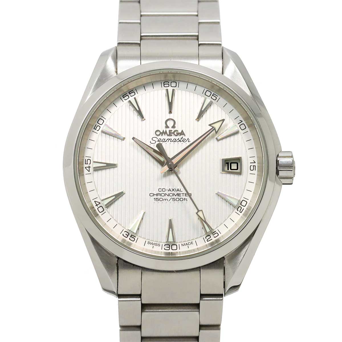 OMEGA シーマスター アクアテラ コーアクシャル 231 10 42 21 02 001 メンズ 腕時計 デイト シルバー 自動巻き ウォッチ Seamaster オメガ 90286352