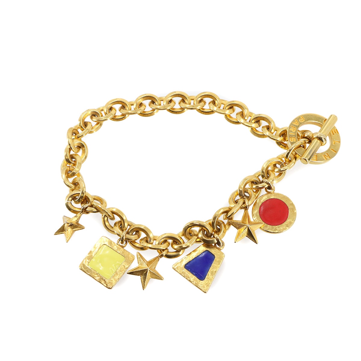 CELINE スター チェーン ブレスレット ゴールド ヴィンテージ アクセサリー Vintage Bracelet セリーヌ 90283757