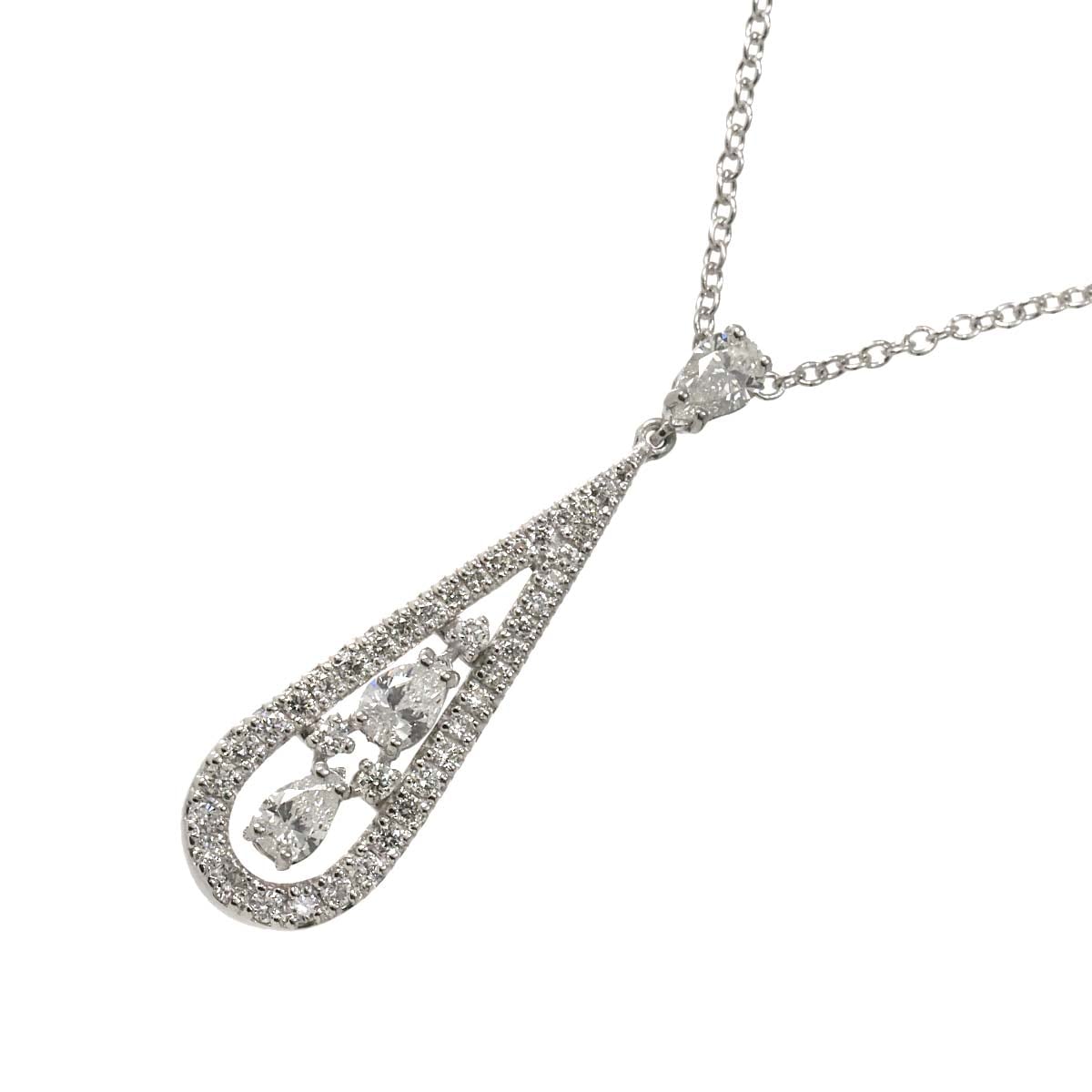 DAMIANI レジーナ クレオパトラ ダイヤ ネックレス 42cm K18 WG ホワイトゴールド 750 Diamond Necklace ダミアーニ 90281778