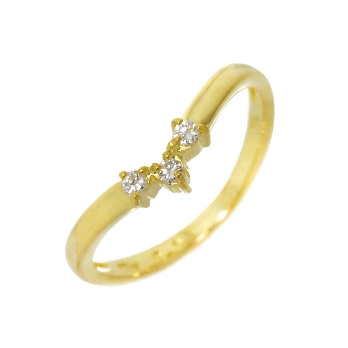 Star Jewelry 7号 リング ダイヤ 0.06ct K18 YG イエローゴールド 750 指輪 Diamond Ring スタージュエリー 90284170