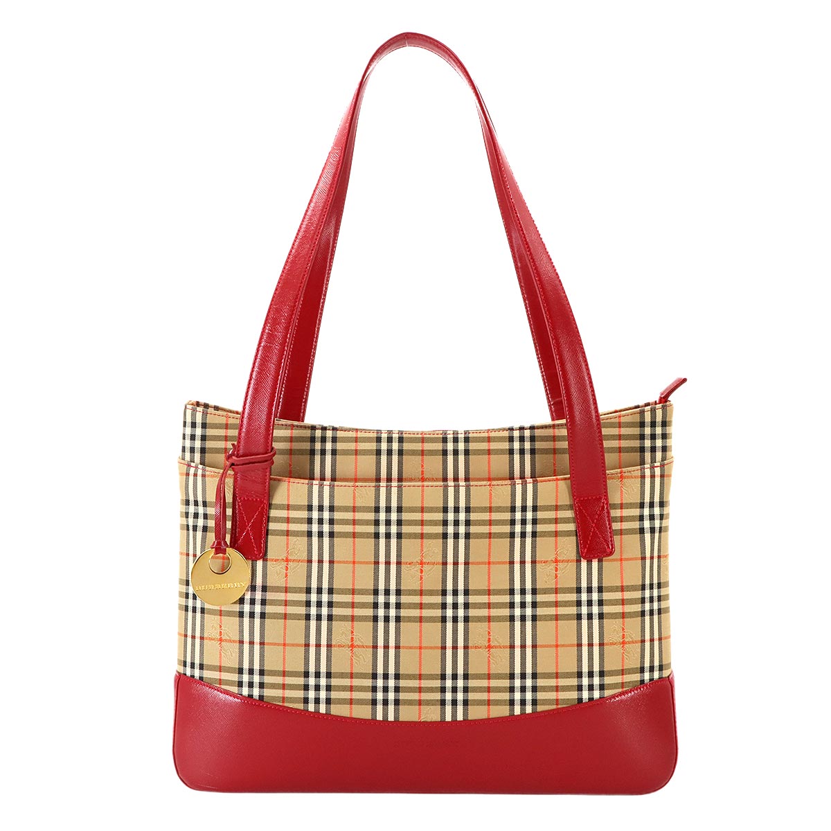 正規店買付【Burberry】レンガ色 レザー ハンドバッグ Brand,Designers,B,BURBERRY | 中古ジュエリー、中古ブランド品