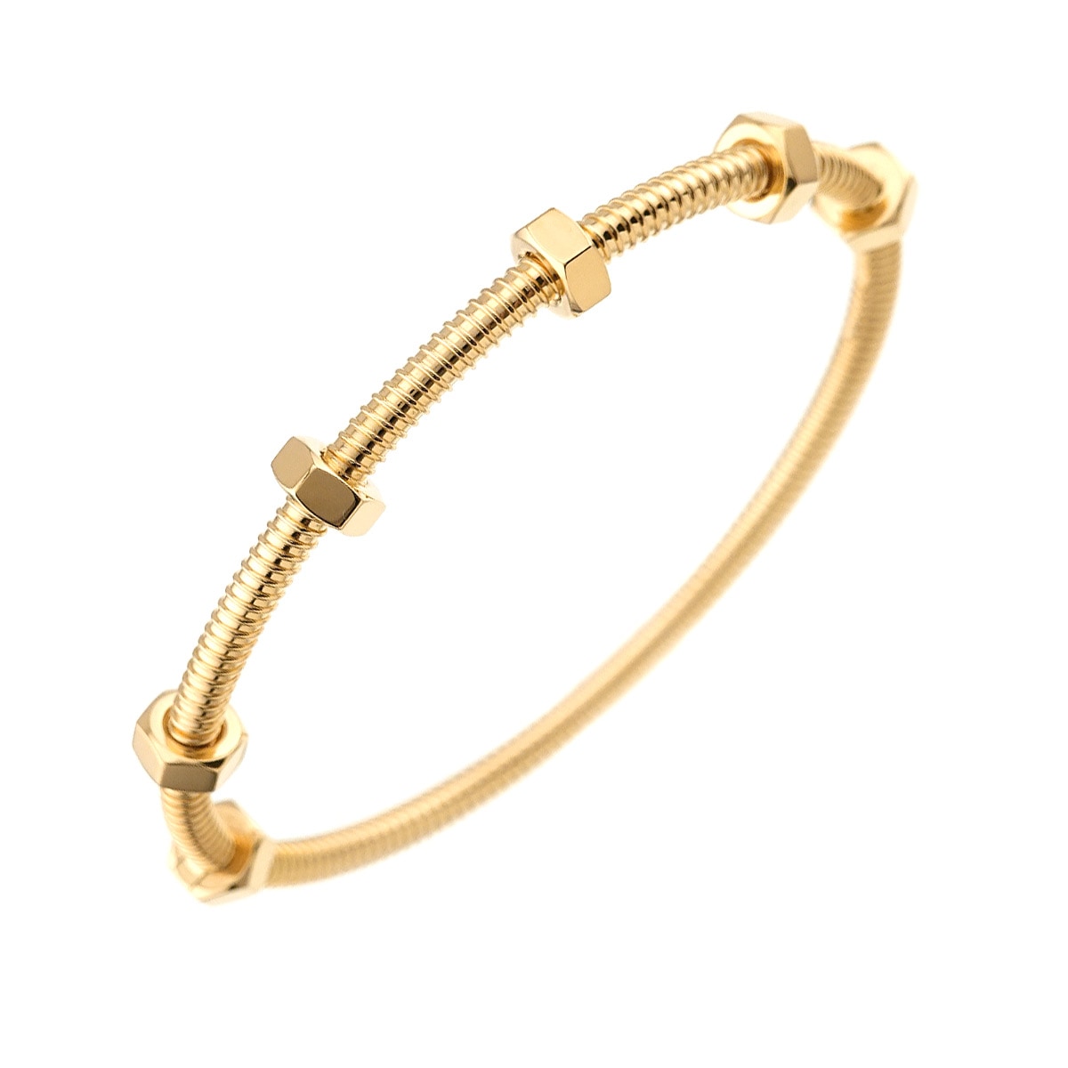 Cartier エクル ドゥ ブレスレット #17 K18 YG イエローゴールド 750 ECROU Bracelet【証明書付き】カルティエ 90286533