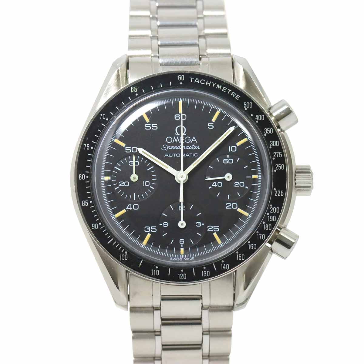 OMEGA スピードマスター 3510 50 クロノグラフ メンズ 腕時計 ブラック オートマ 自動巻き ウォッチ Speedmaster オメガ 90277884