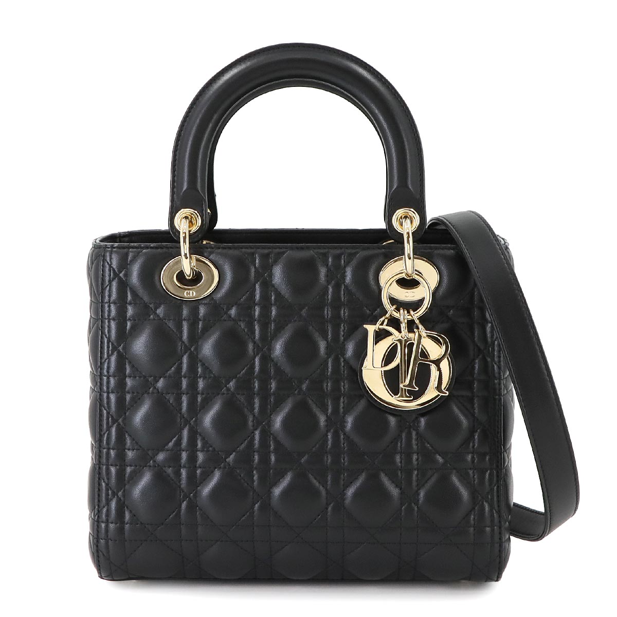 Christian Dior パーティーバッグ アクセサリーポーチ CD金具