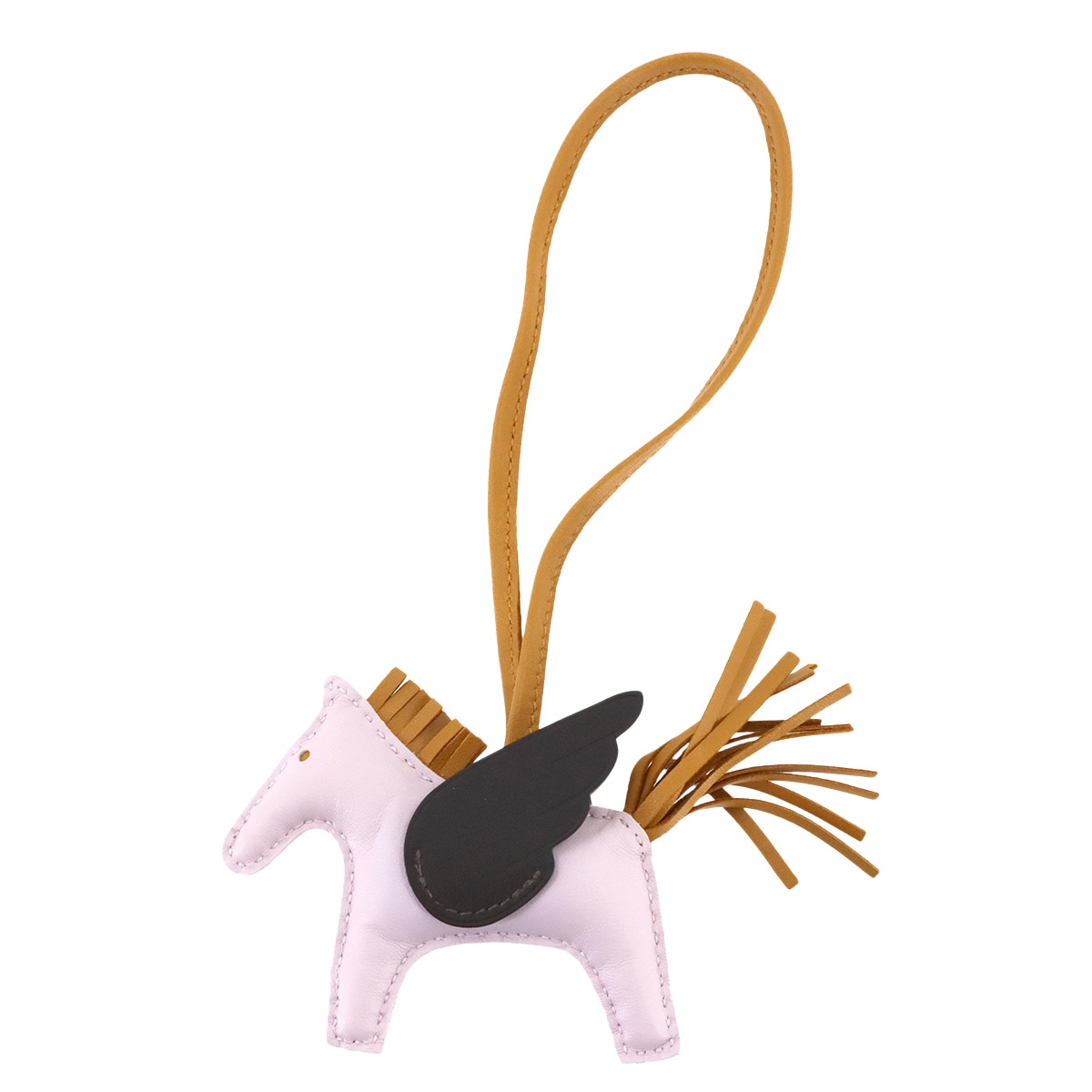 HERMES ロデオ ペガサス PM バッグ チャーム アニューミロ モーヴペール セサミ エベンヌ U刻印 Rodeo Pegasus エルメス 90285219