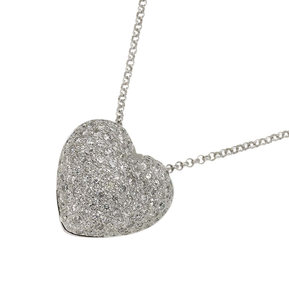 ダイヤ 2.00ct ネックレス 45cm K18 WG ホワイトゴールド 750 Diamond Necklace 90284191