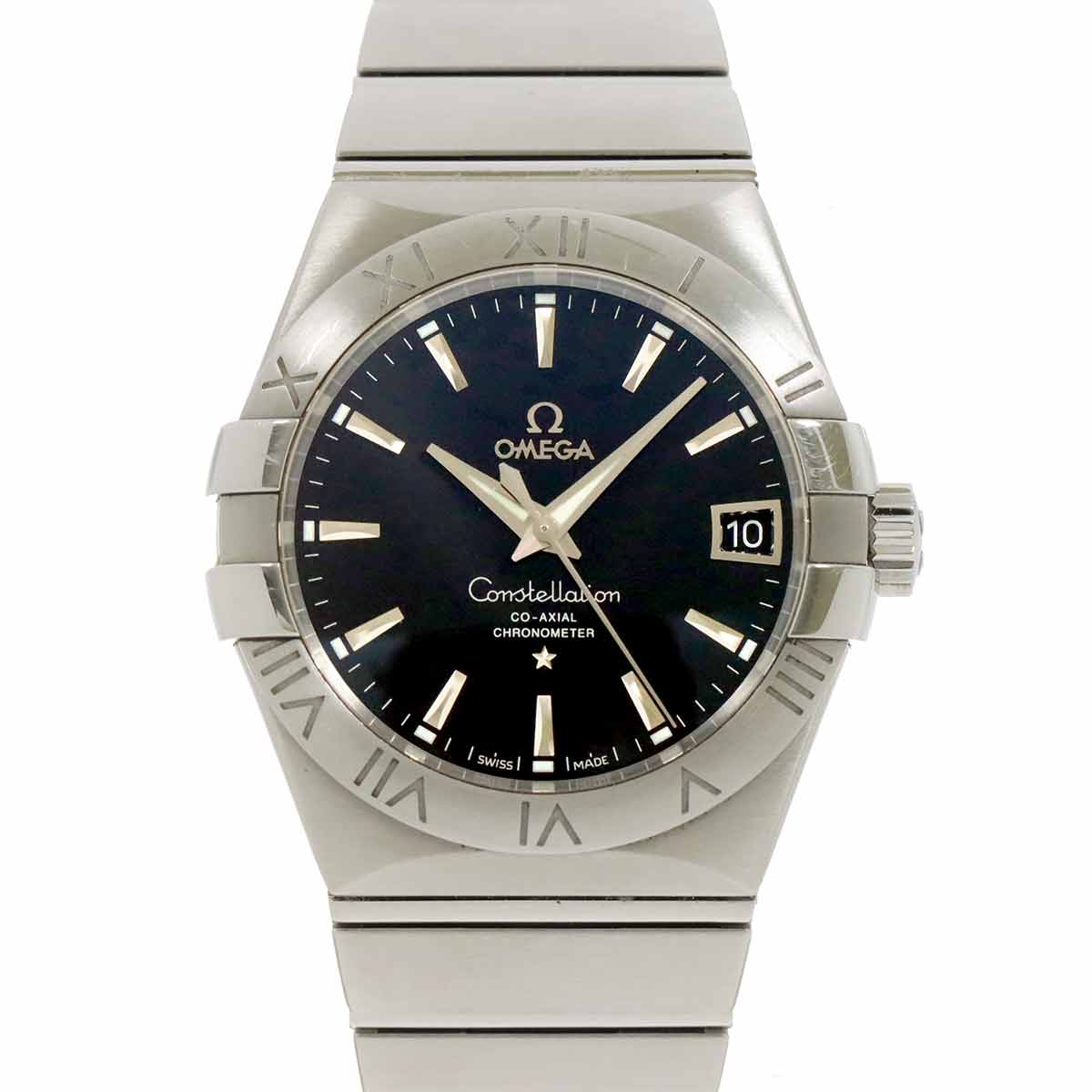 OMEGA コンステレーション コーアクシャル 123 10 38 21 01 001 メンズ 腕時計 デイト ブラック オートマ 自動巻き ウォッチ Constellation オメガ 90287124