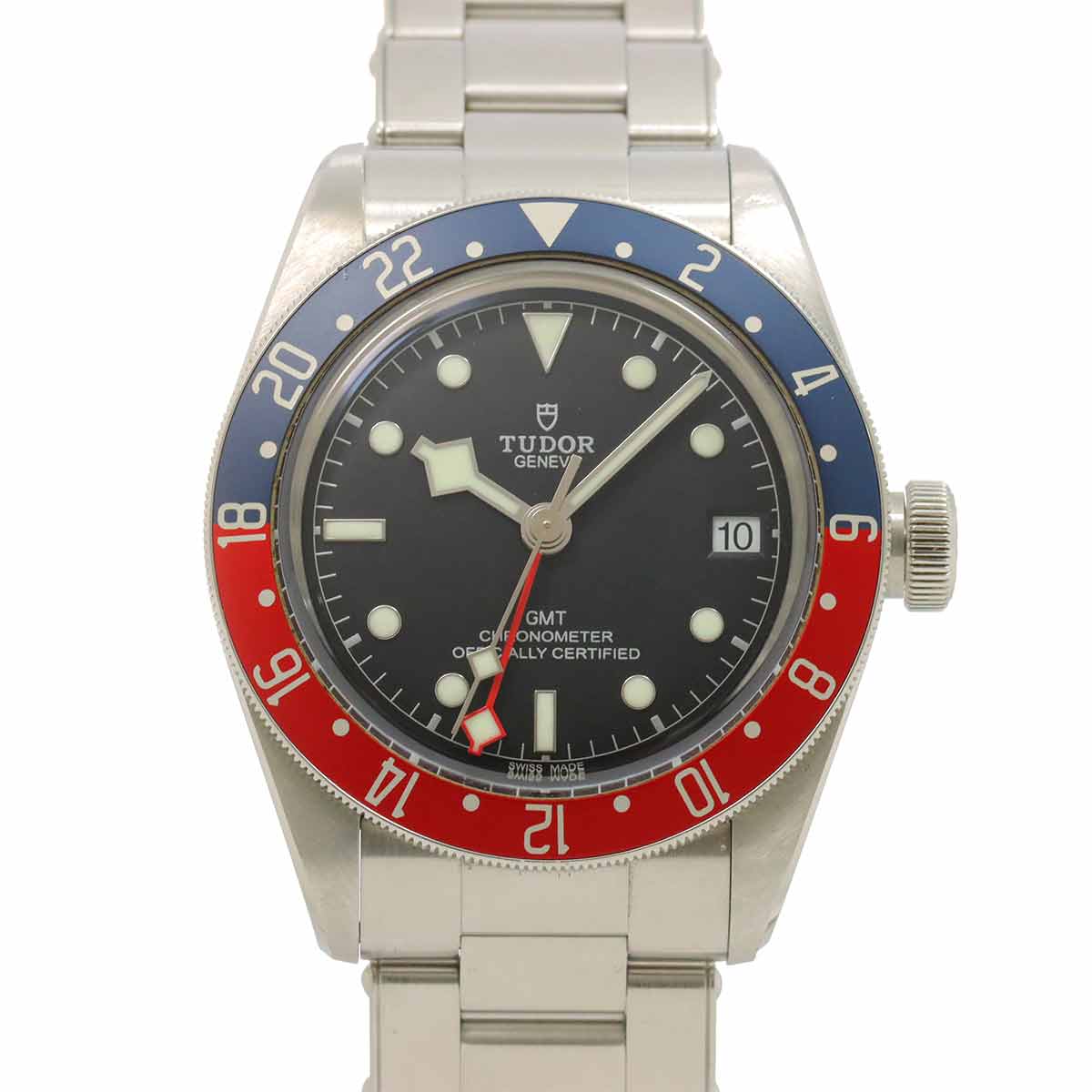 TUDOR ヘリテージ ブラックベイ GMT 79830RB メンズ 腕時計 デイト ブラック オートマ 自動巻き ウォッチ Heritage チューダー チュードル 90287182