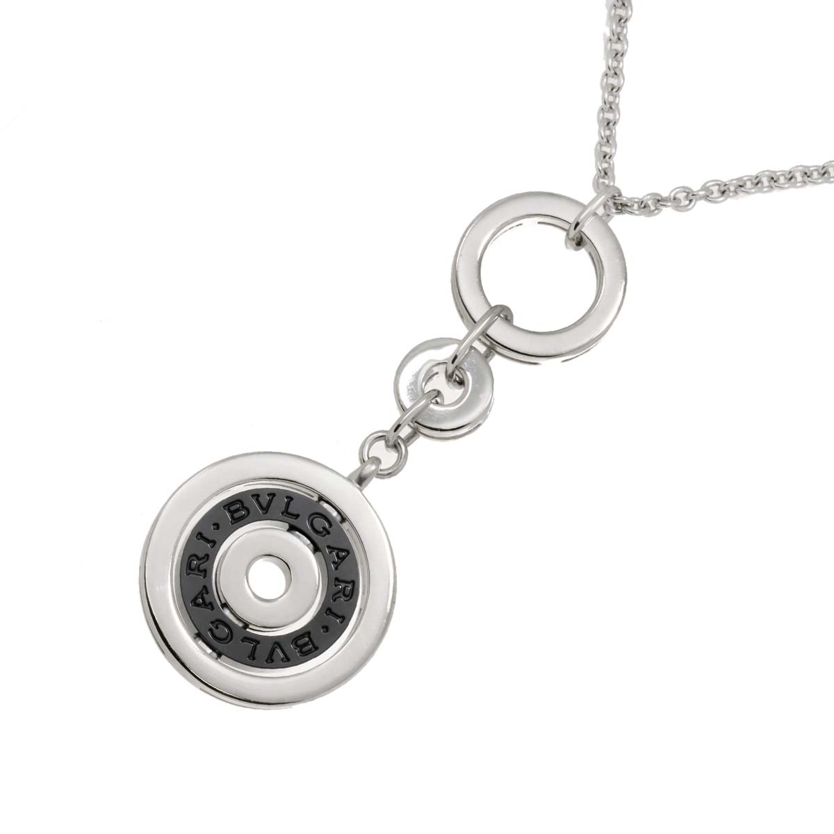 BVLGARI アストラーレ チェルキ セラミック ネックレス 46cm K18 WG ホワイトゴールド 750 Necklace ブルガリ 90281456