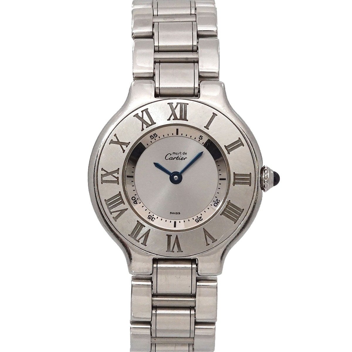 Cartier マスト21 ヴァンティアン W10109T2 レディース 腕時計 シルバー クォーツ ウォッチ Must21 カルティエ 90286826