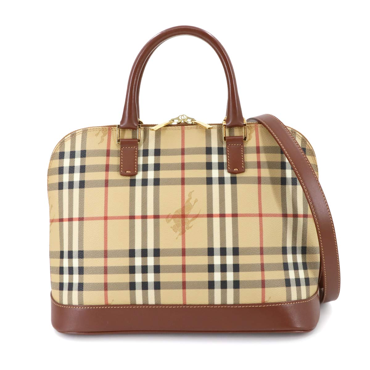 バーバリー ナイロンレザー ホースロゴ ハンドバッグ Brand,Designers,B,BURBERRY | 中古ジュエリー、中古ブランド品