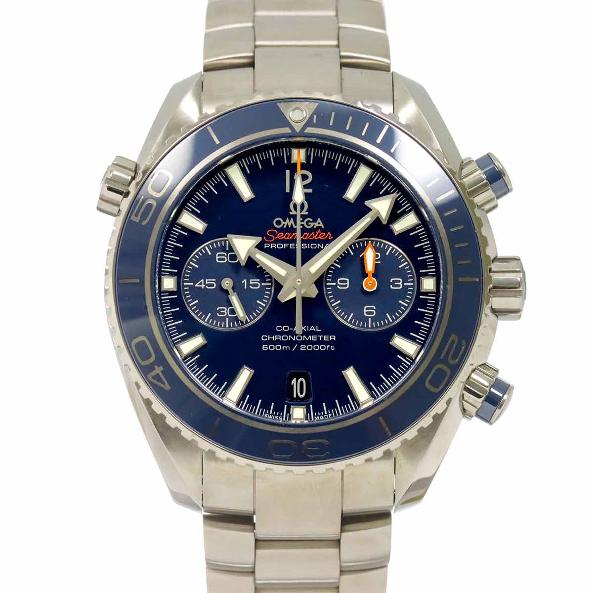 OMEGA シーマスター プラネットオーシャン コーアクシャル クロノグラフ 232 90 46 51 03 001 メンズ 腕時計 デイト ブルー オートマ 自動巻き Seamaster オメガ 90288744