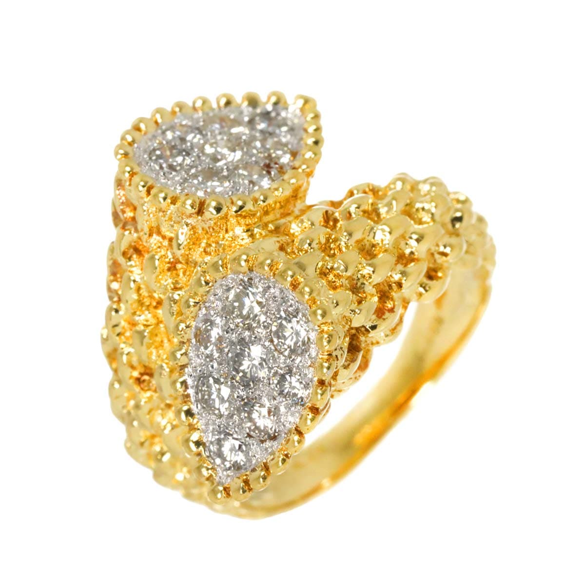 リング・指輪 9.5号 18金 K18イエローゴールド ルビー 0.26ct