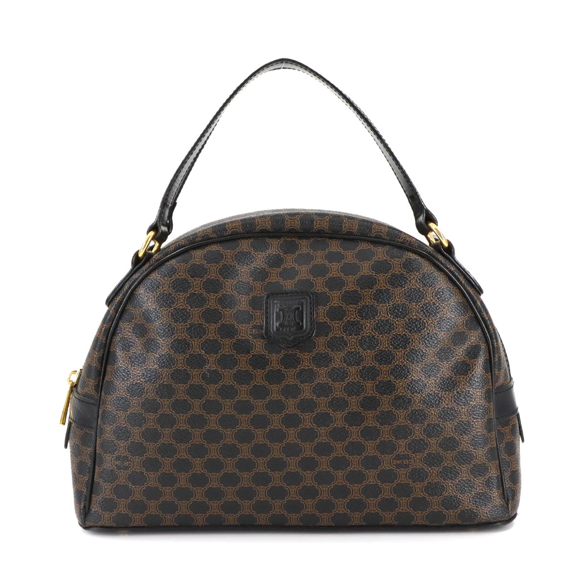 極美★セリーヌ　ポーチ　マカダム柄　ロゴ型押し　ゴールド金具　レザー 楽天市場】celine マカダムポーチの通販