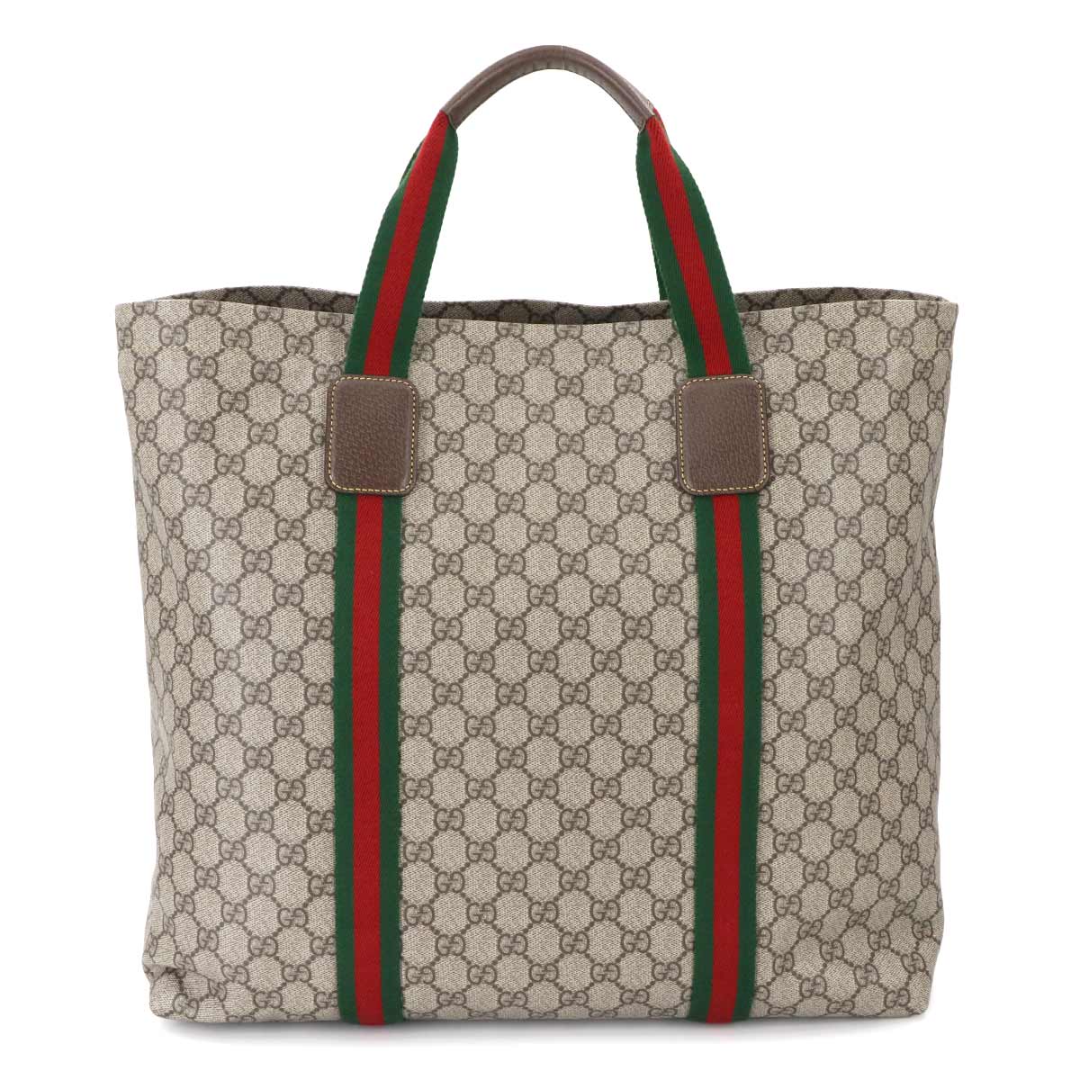 GUCCI ハンドバッグ　キャンバス　レザー　GG シルバー金具　黒 GUCCI ハンドバッグ キャンバス レザー GG シルバー金具 黒