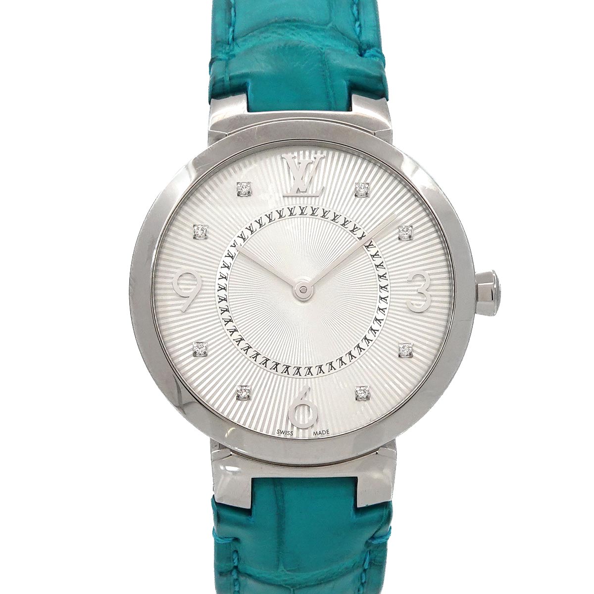 ルイヴィトン　バンド　時計　白　美品 Watches,Designers,L,LOUIS VUITTON | 中古ジュエリー、中古