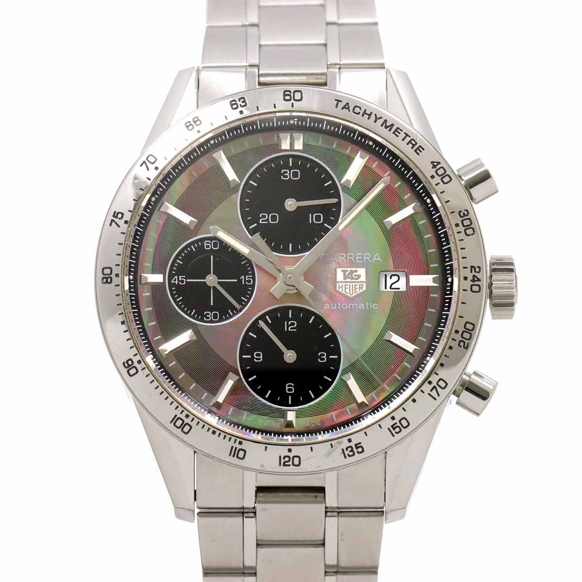 TAG Heuer カレラ CV201P クロノグラフ メンズ 腕時計 デイト ブラックシェル オートマ 自動巻き ウォッチ Carrera タグ ホイヤー 90289954