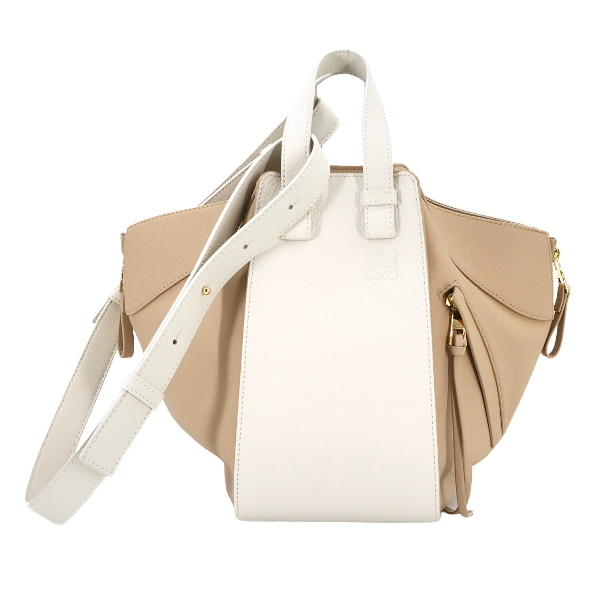 ⭐︎極美品⭐︎LOEWE ナッパレザーミニボストン アナグラム刻印ゴールド金具 ⭐︎極美品⭐︎LOEWE ナッパレザーミニボストン アナグラム刻印