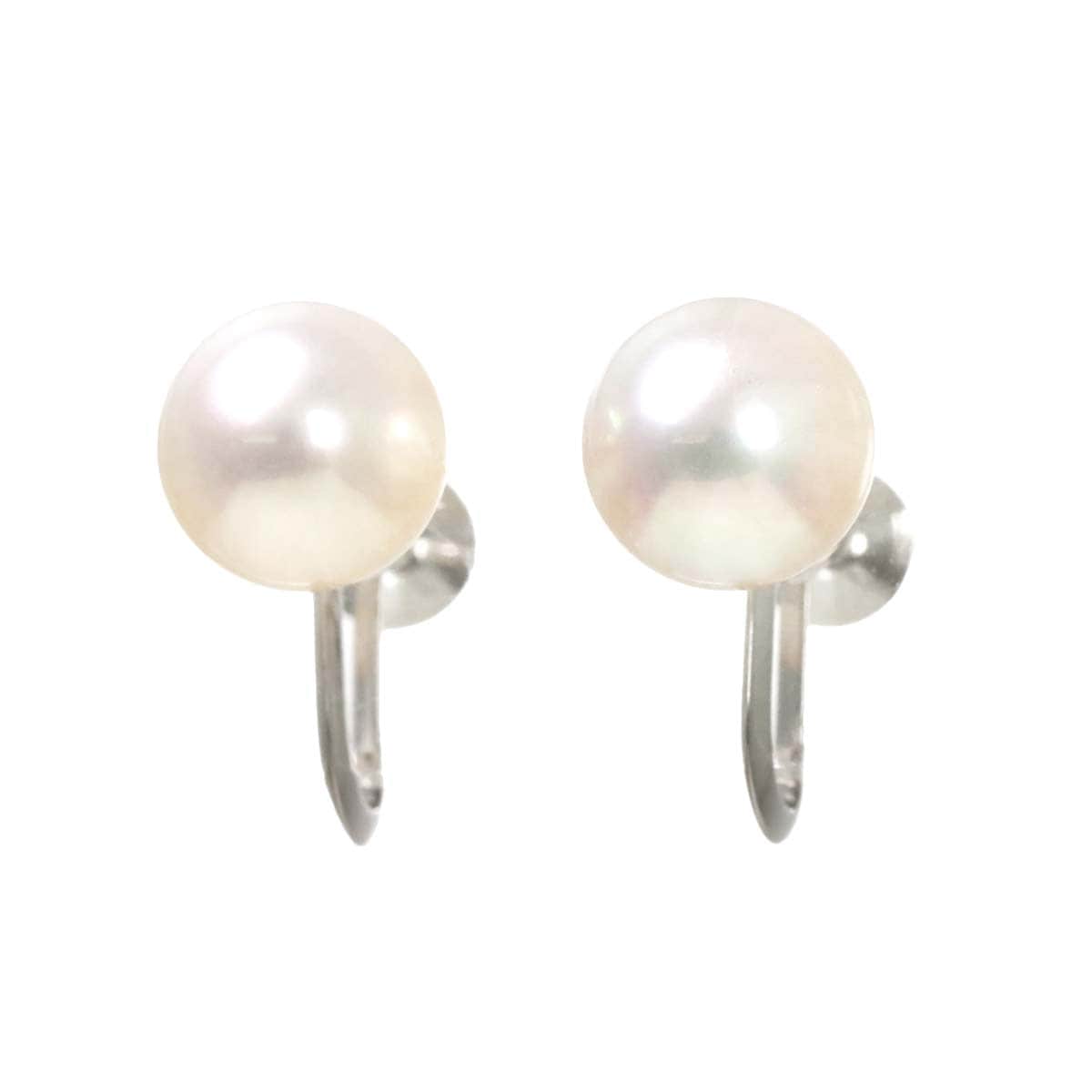 TASAKI アコヤ真珠 8.3mm イヤリング K14 WG ホワイトゴールド 585 パール 田崎真珠 Earrings タサキ 90281488
