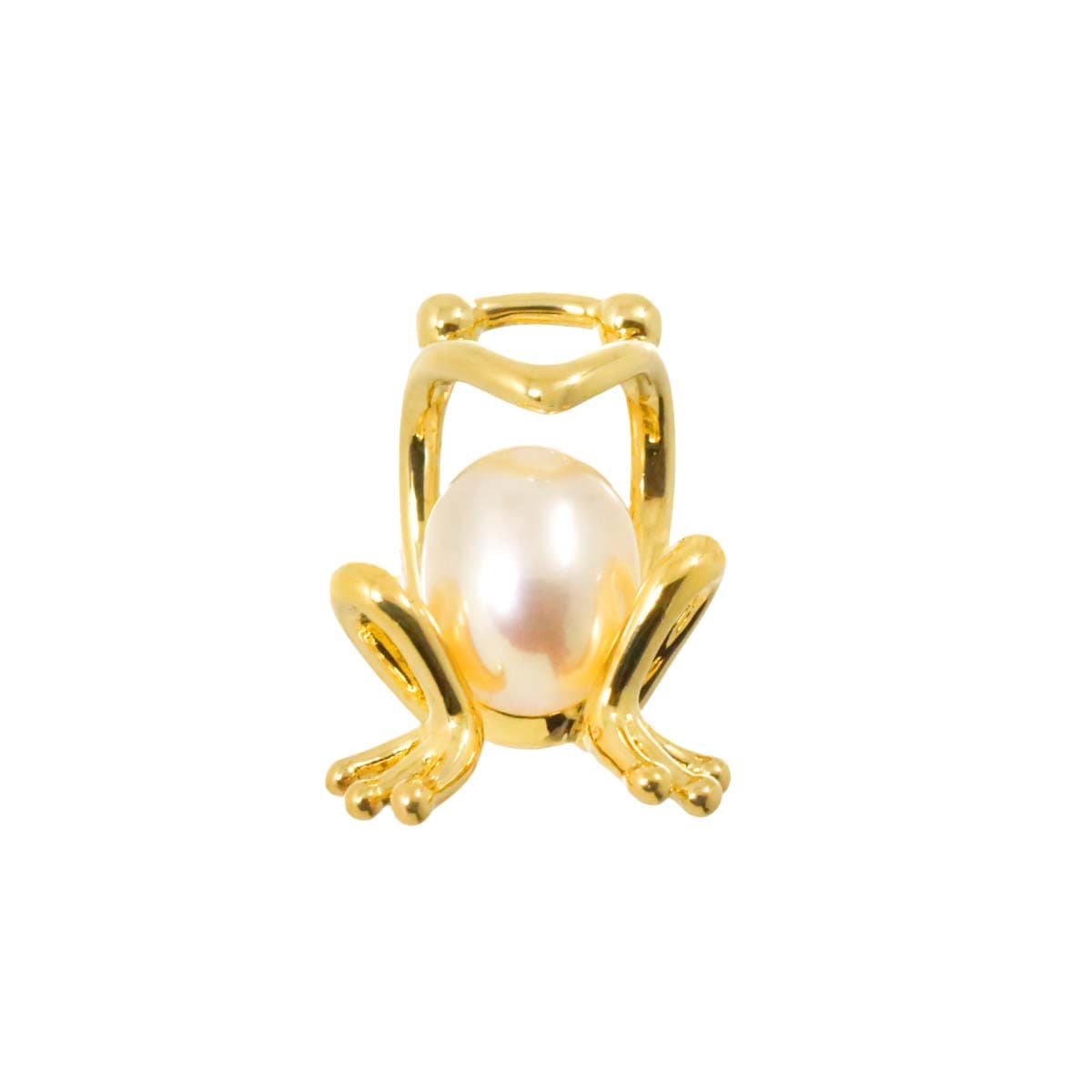 K18 ダイヤ0.02ct 蜘蛛 スパイダー パール ピンブローチ ゴールド Brand Jewelry,アイテム,ブローチ | 中古ジュエリー、中古