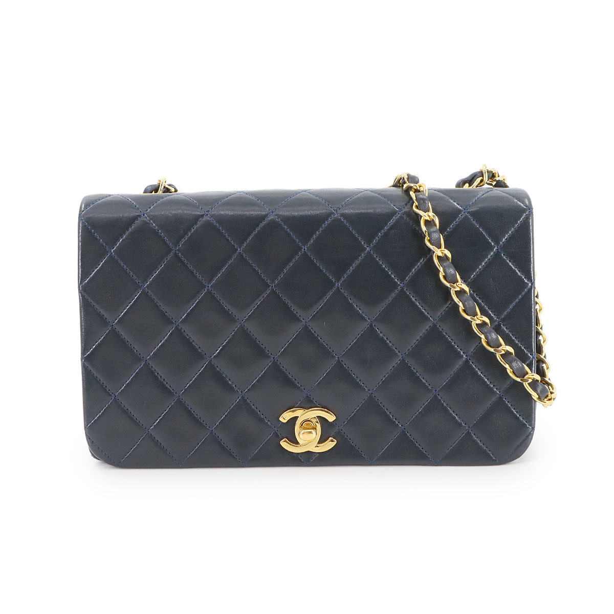 ゴールドヴィンテージシャネル　約80cm　ゴールド　ラウンド　ヴィンテージ 楽天市場】CHANEL シャネル マトラッセ チェーンショルダー