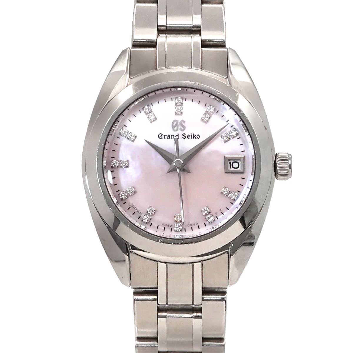 GRAND SEIKO エレガンスコレクション STGF277 レディース 腕時計 22P ダイヤ デイト 4J52 0AC0 ピンクシェル クォーツ ウォッチ Elegance Collection グランドセイコー 90289435