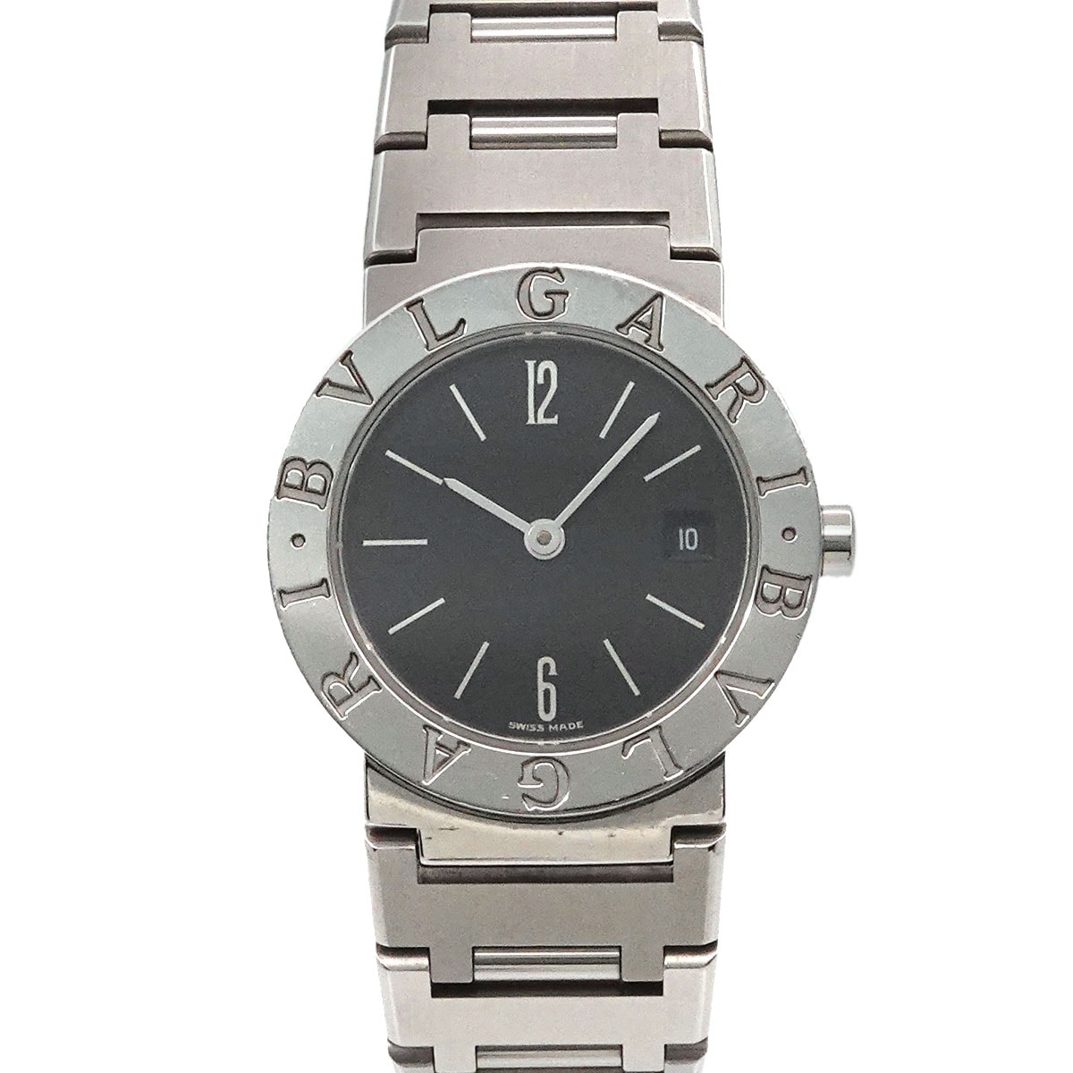 BVLGARI ブルガリブルガリ BB26SSD ヴィンテージ レディース 腕時計 デイト ブラック クォーツ ウォッチ ブルガリ 90289973
