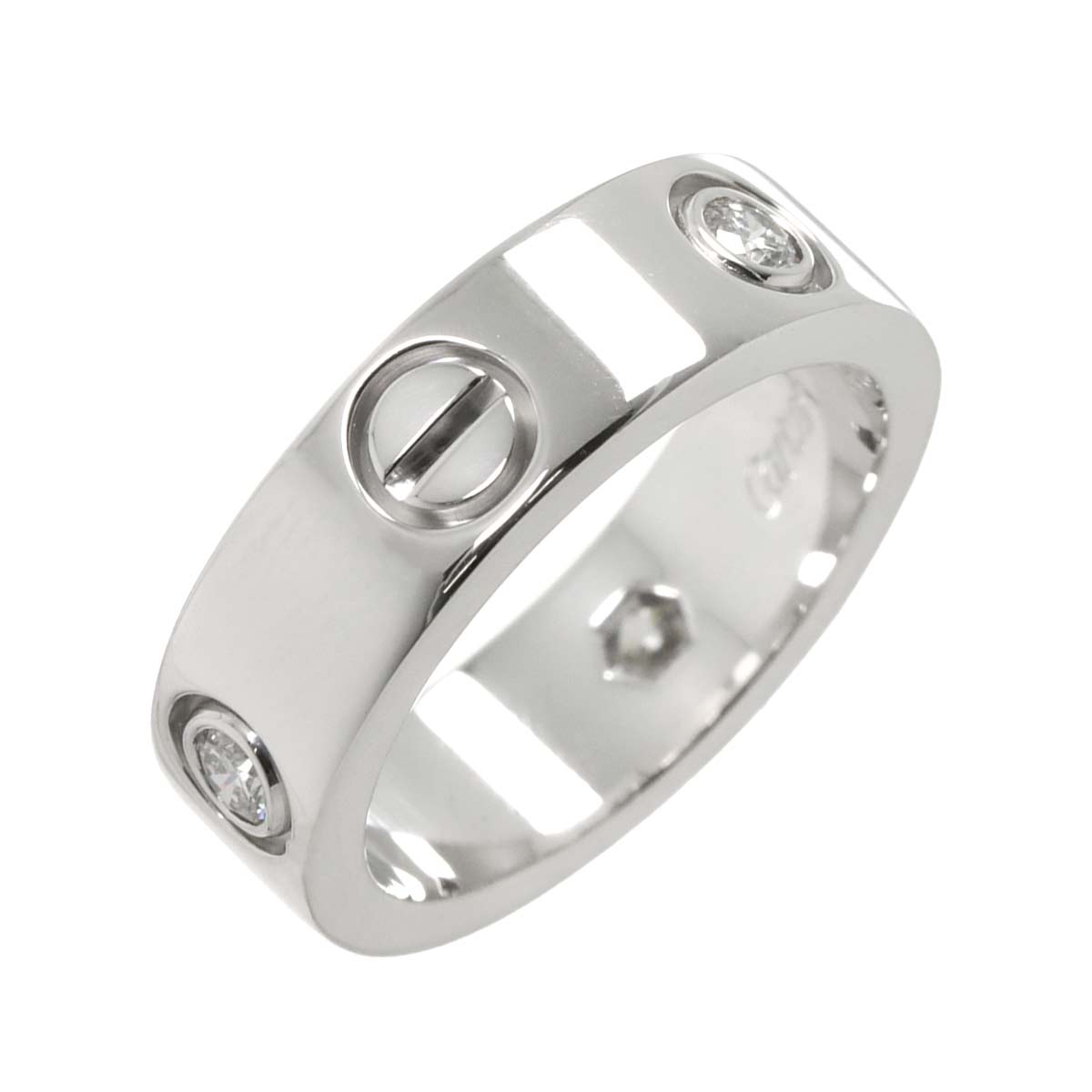 Cartier トリニティ MM #54 リング K18 YG WG PG 3連 スリー