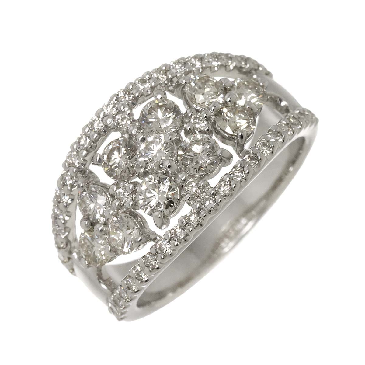 リング 18号 ダイヤ 2.00ct Pt プラチナ 指輪 【鑑別書付き】 Diamond Ring 90290538