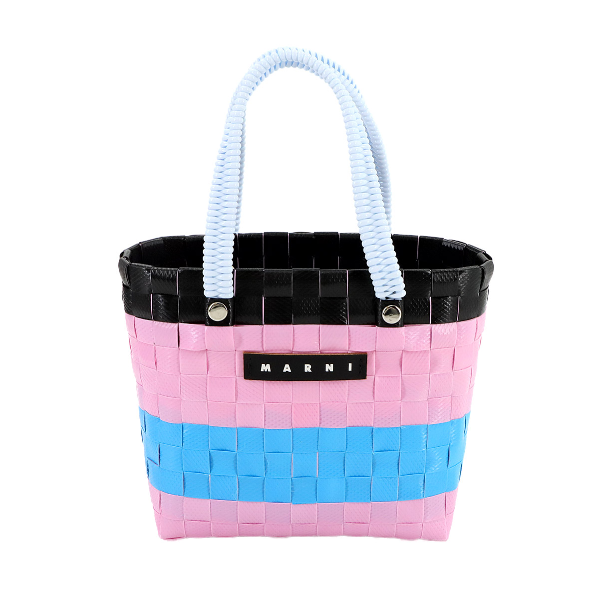 MARNI サンデー モーニング バスケット ハンド カゴ バッグ ポリプロピレン ピンク マルチカラー M00816 M00IW Sunday Morning Bag マルニ 90289116