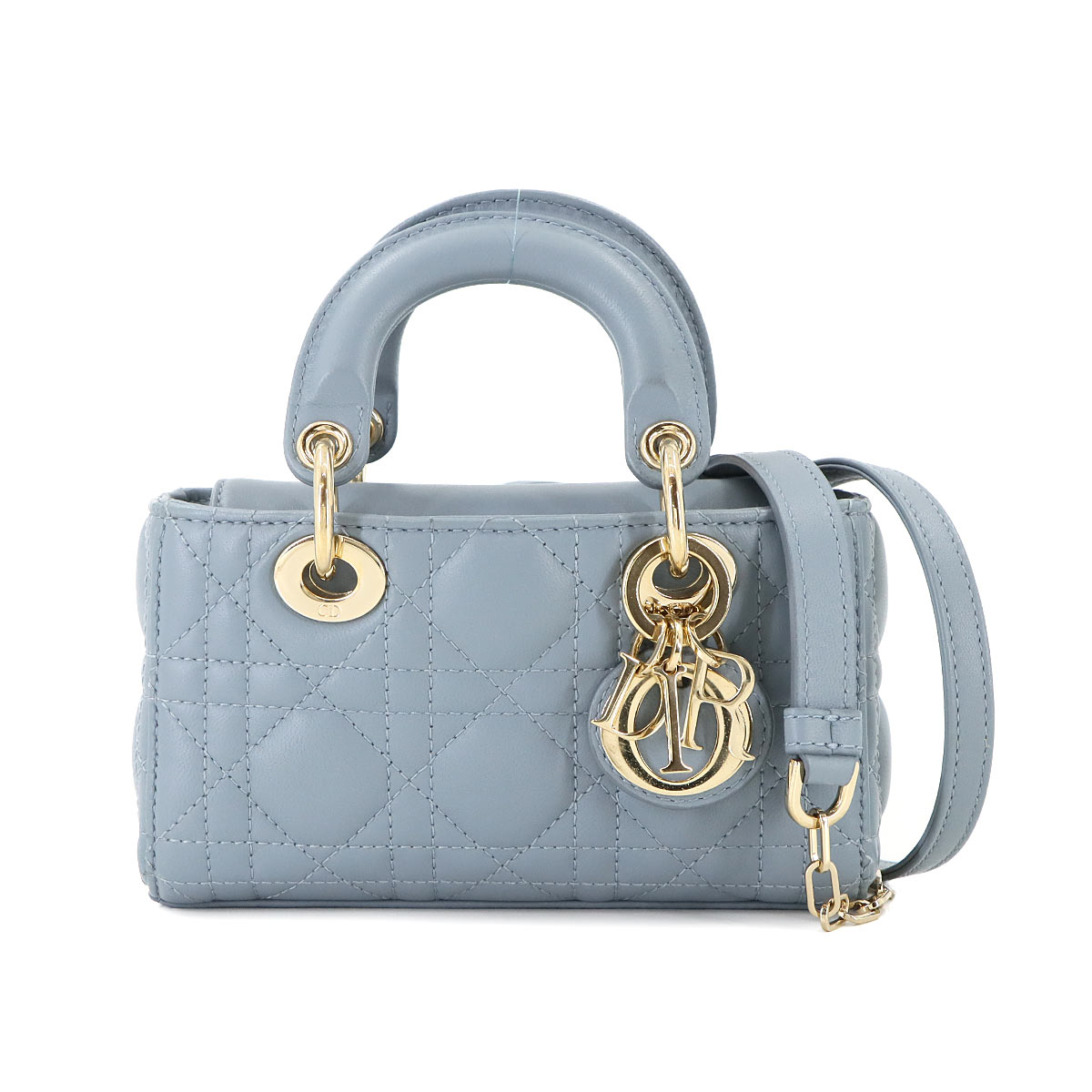 Christian Dior マリスパール ショルダー バッグ デニム レザー