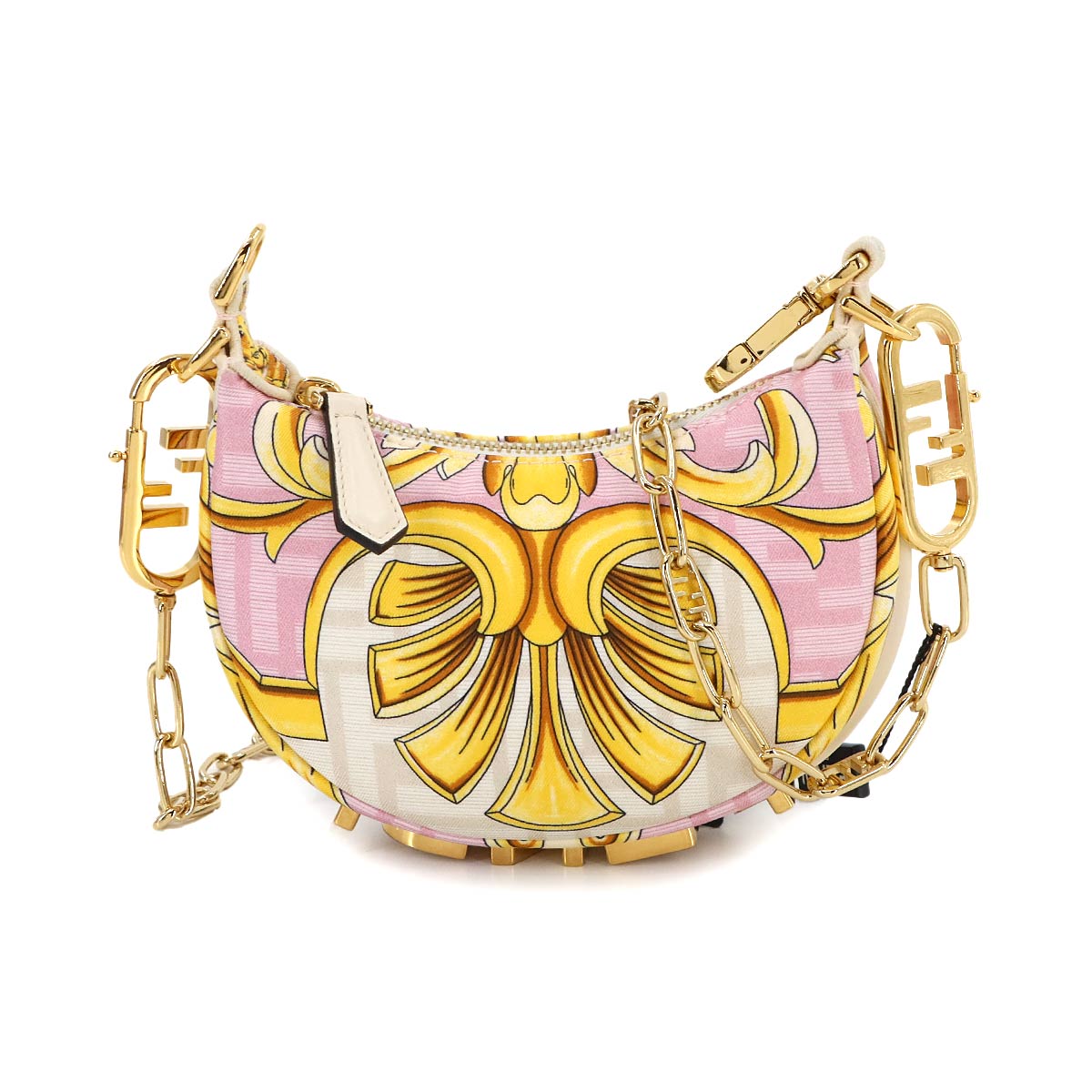 美品 希少色　フェンディ　マンマバケット　アクセサリーポーチ　ライム　グリーン Brand,Designers,F,FENDI | 中古ジュエリー、中古ブランド品