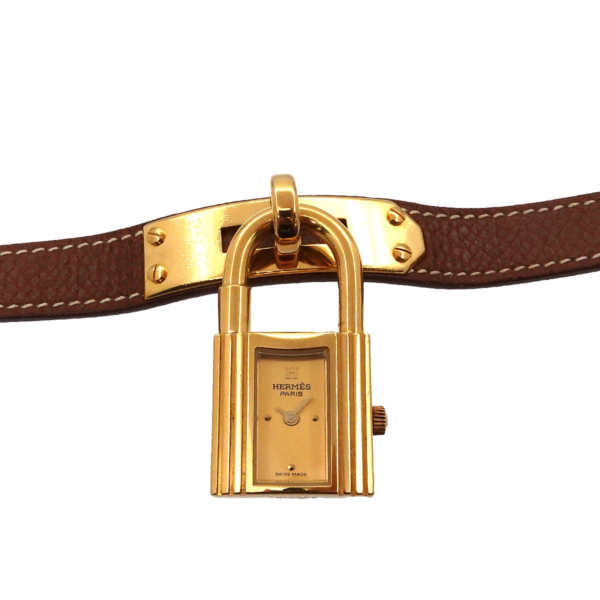 ほぼ未使用【HERMES】エルメスHウォッチ【ベトン】ローズゴールド金具 エルメスホイヤー H ピンクゴールドを購入 | Chrono24