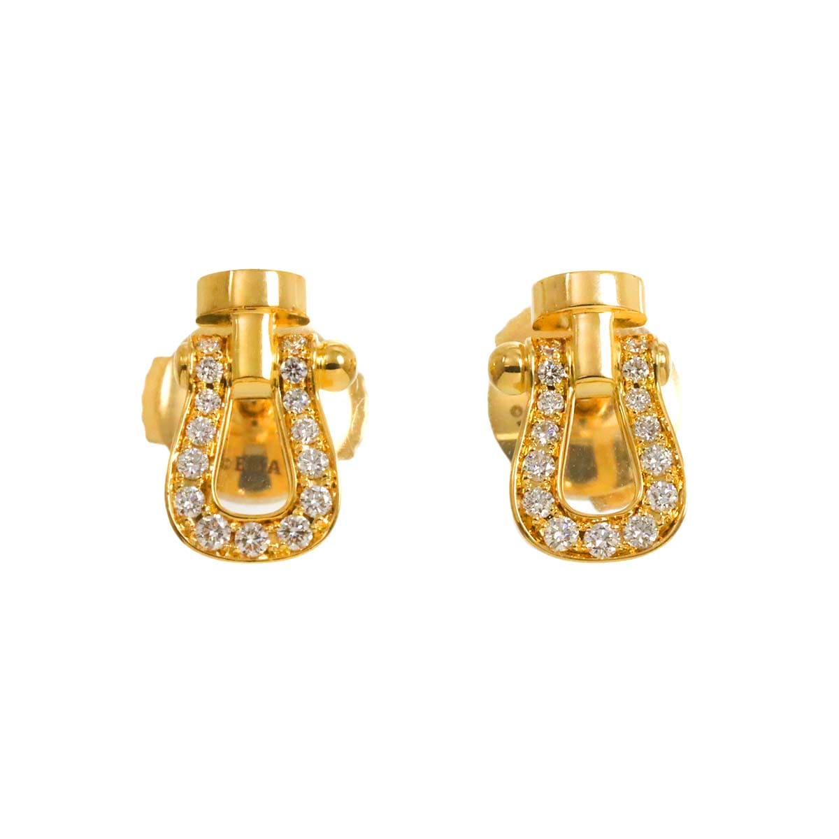 FRED フォース10 スモール ダイヤ ピアス K18 YG イエローゴールド 750 Force10 Earring Pierced【証明書付き】フレッド 90289792