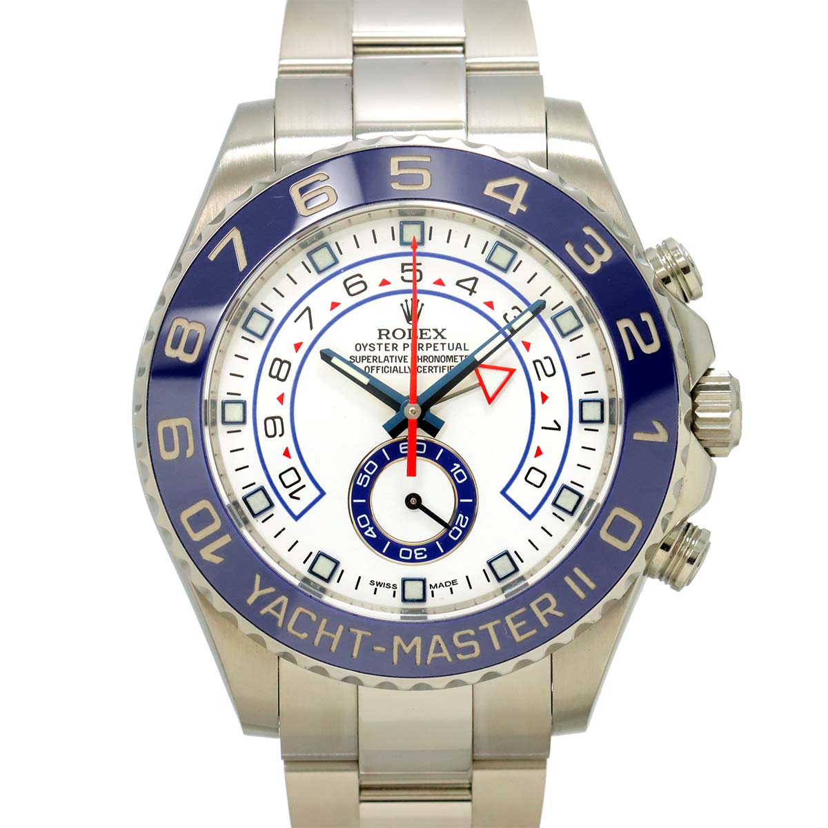 ROLEX ヨットマスター2 116680 ランダム番 ルーレット メンズ 腕時計 ホワイト オートマ 自動巻き ウォッチ Yacht Master2 ロレックス 90286663