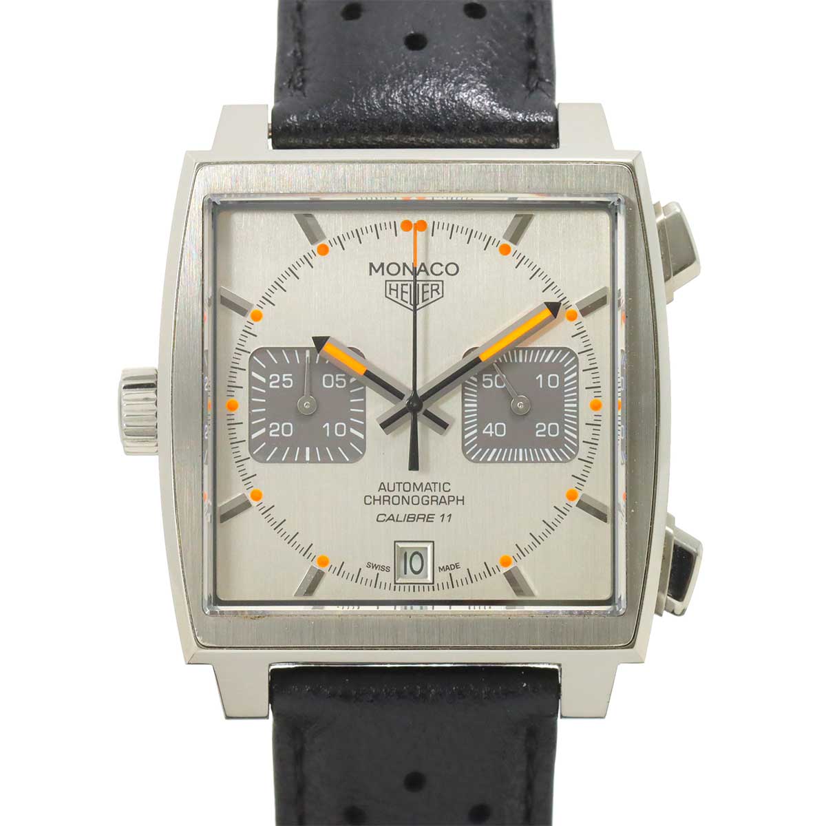 TAG Heuer モナコ クロノグラフ キャリバー11 CAW211C-0 メンズ 腕時計 デイト シルバー オートマ 自動巻き ウォッチ Monaco タグホイヤー 90291415