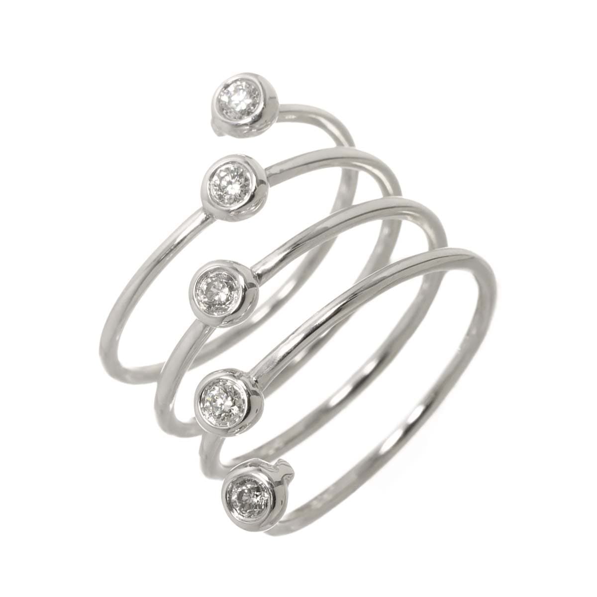 リング 11.5号 ダイヤ K18 WG ホワイトゴールド 750 指輪 Diamond Ring 90291197