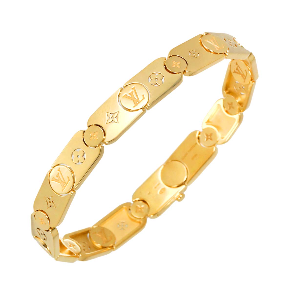 LOUIS VUITTON レ ガストン 16.5cm ブレスレット K18 YG イエローゴールド 750 Bracelet ルイ ヴィトン 90290506