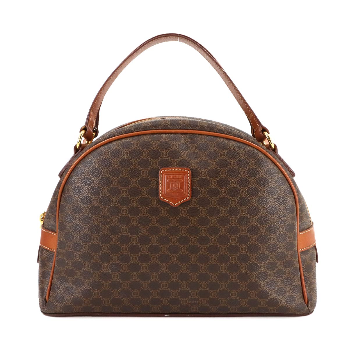 CELINE - レア　セリーヌ　CELINE　 ストラップ　クローバー　ハート　マカダム CELINE マカダム ハート クローバー 折りたたみ傘 レディース