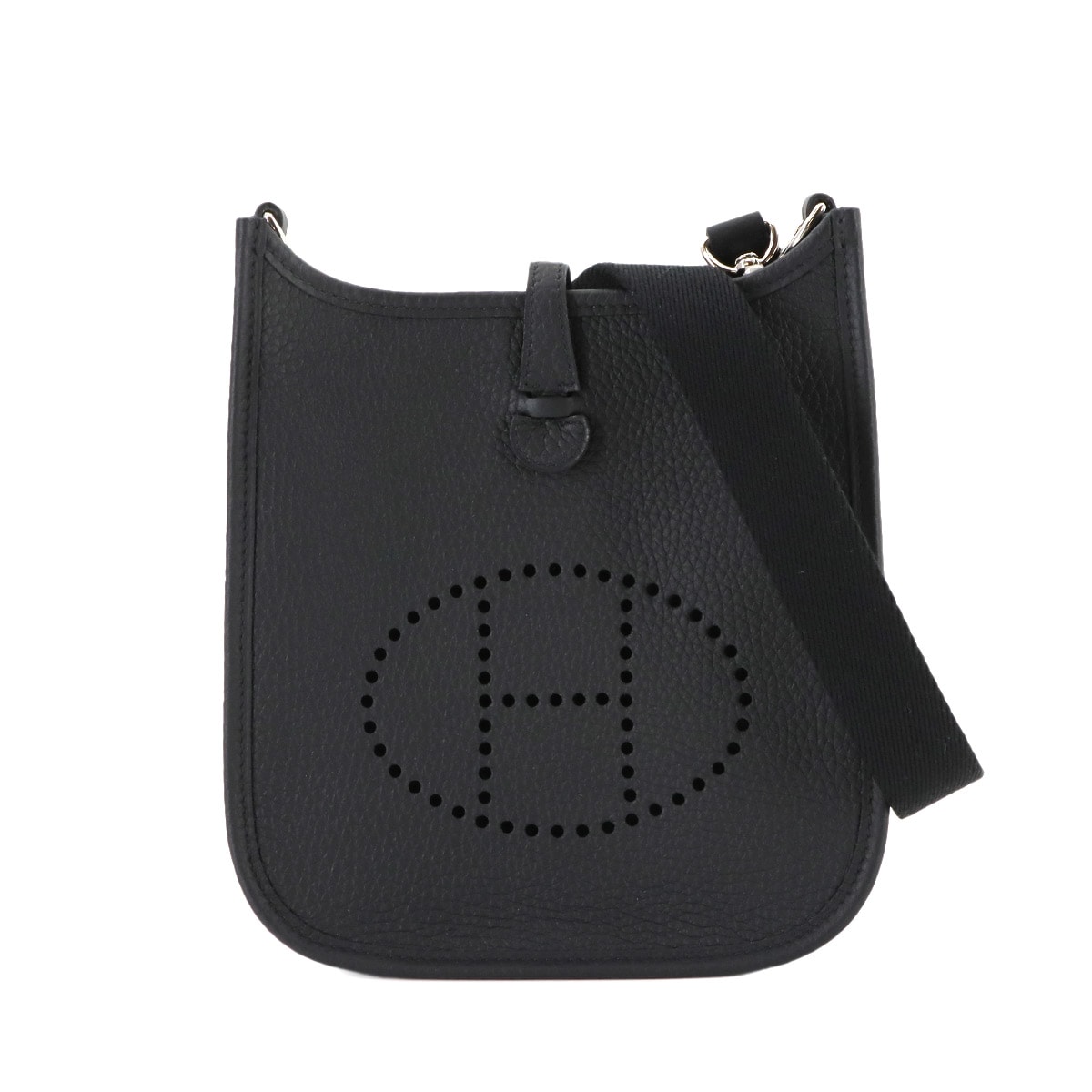HERMES エブリン アマゾン TPM ショルダー バッグ トリヨンクレマンス ブラック K刻印 Evelyne TPM Amazon エルメス 90289998