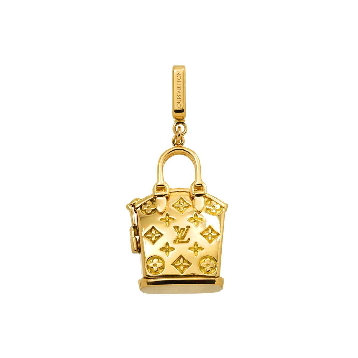 LOUIS VUITTON バッグ ペンダント トップ K18 YG 750 チャーム Pendant Top ルイ ヴィトン 90289900