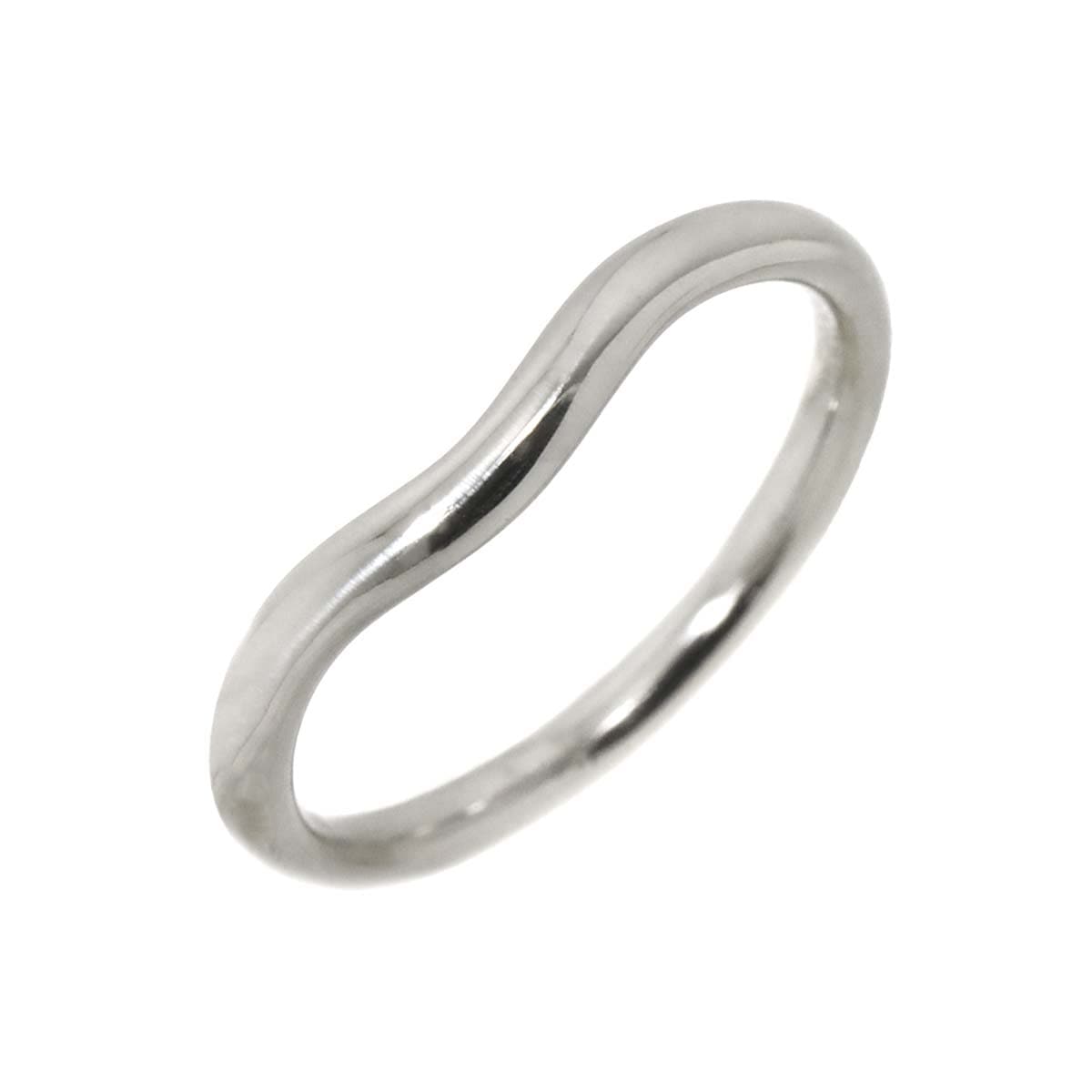 TIFFANY&Co. カーブド バンド 9.5号 リング Pt プラチナ 指輪 Curved Band Ring ティファニー 90292156