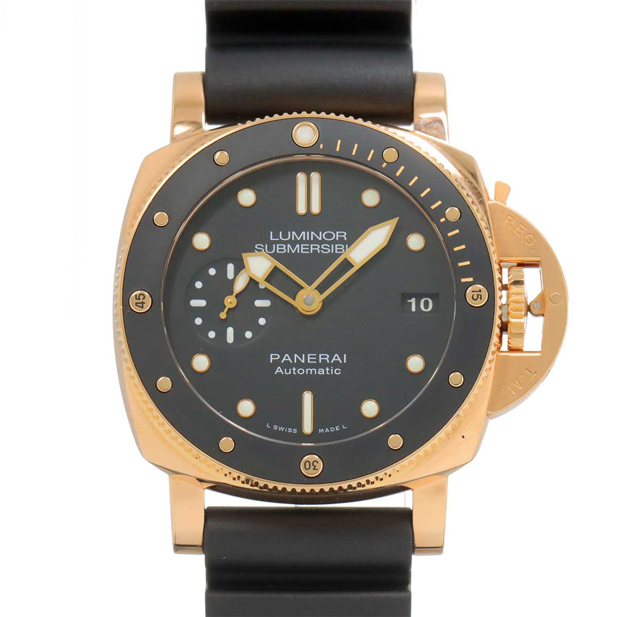 PANERAI ルミノール1950 サブマーシブル 3デイズ オロロッソ PAM00684 メンズ 腕時計 デイト パワーリザーブ ブラック K18RG 自動巻き Luminor パネライ 90293030