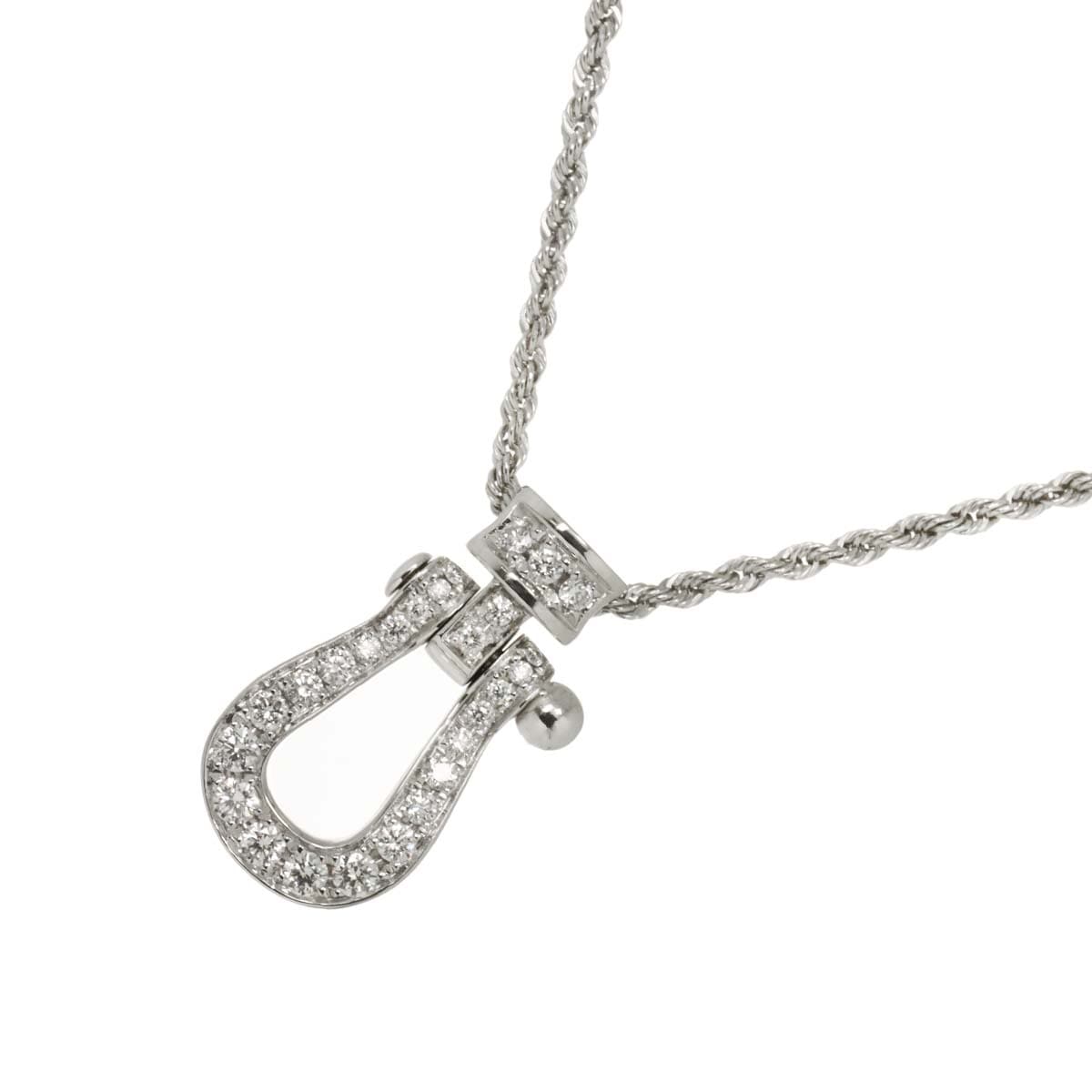 FRED フォース10 ダイヤ ネックレス 50cm ミディアム K18 WG ホワイトゴールド 750 Force10 Diamond Necklace【証明書付き】フレッド 90290530