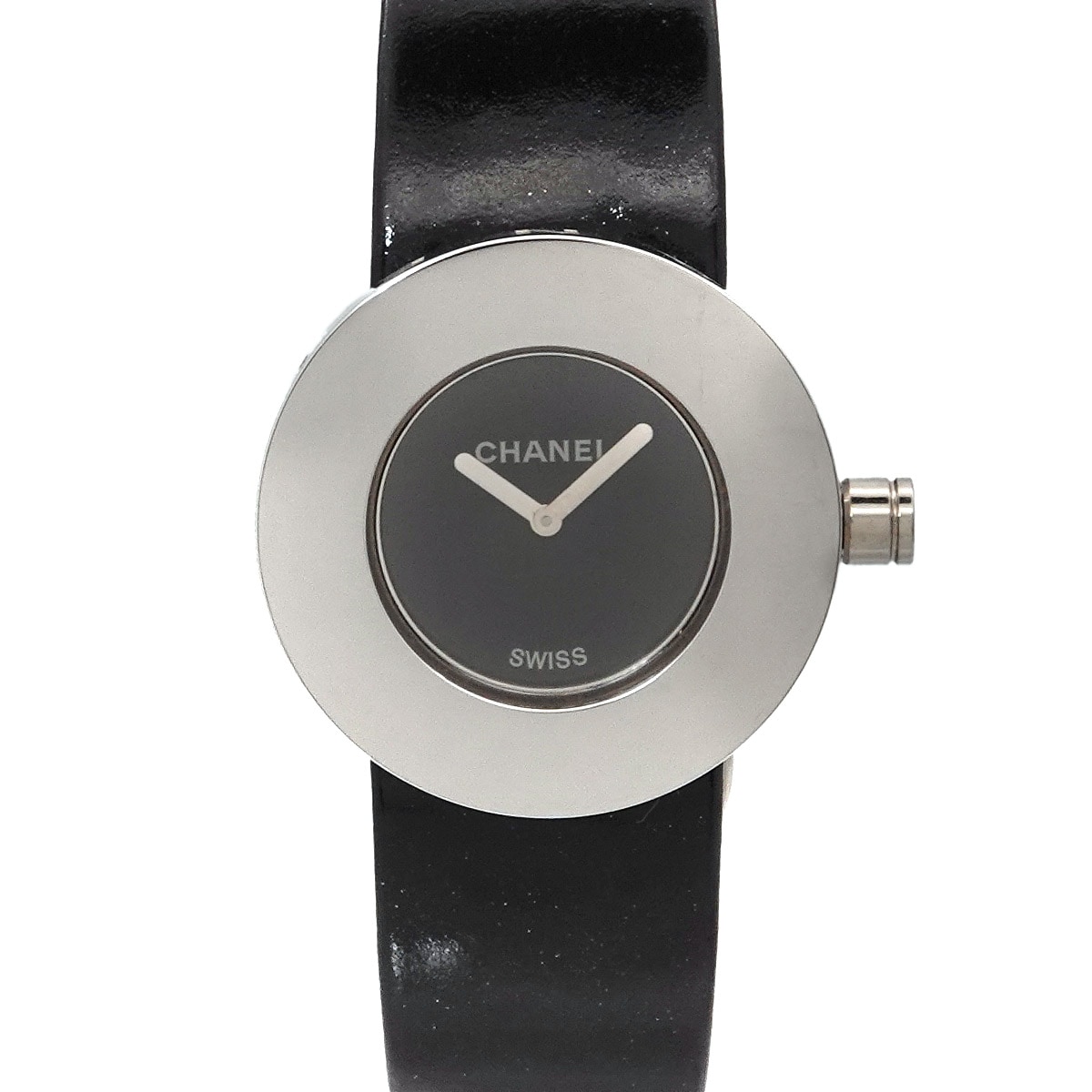 CHANEL ラ ロンド H0579 ヴィンテージ レディース 腕時計 ブラック クォーツ ウォッチ La Ronde シャネル 90291813