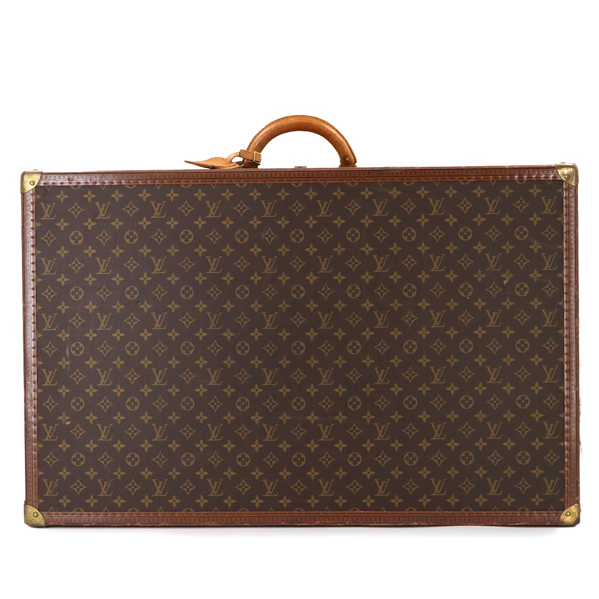 LOUIS VUITTON モノグラム アルゼール 80 トランク ケース バッグ ブラウン ヴィンテージ Alzer 80 Trunk ルイ ヴィトン 90292932