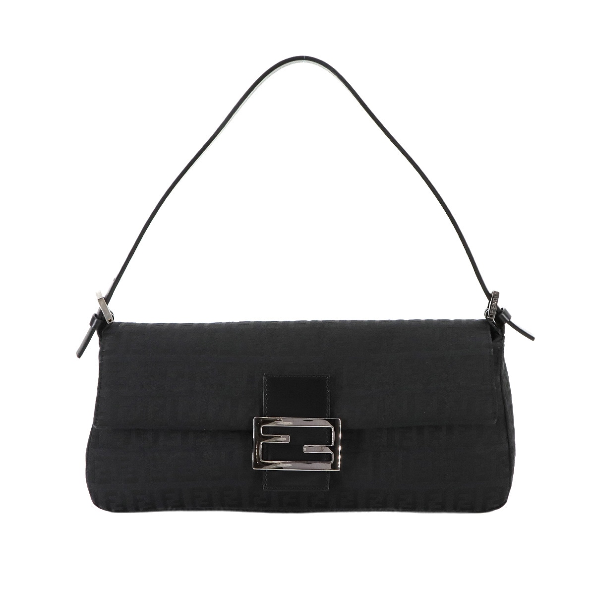 p36【極美品】フェンディ コットン ブラック マンマバケット ショルダーバッグ Brand,Designers,F,FENDI | 中古ジュエリー、中古ブランド品
