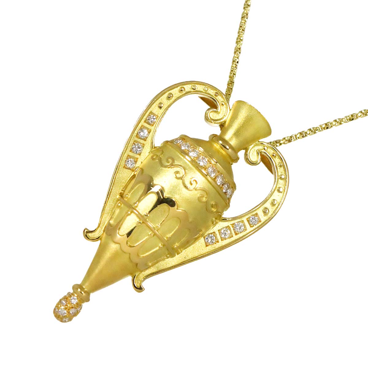 Yves Saint Laurent 750 ダイヤモンド ネックレス ゴールド Yves Saint