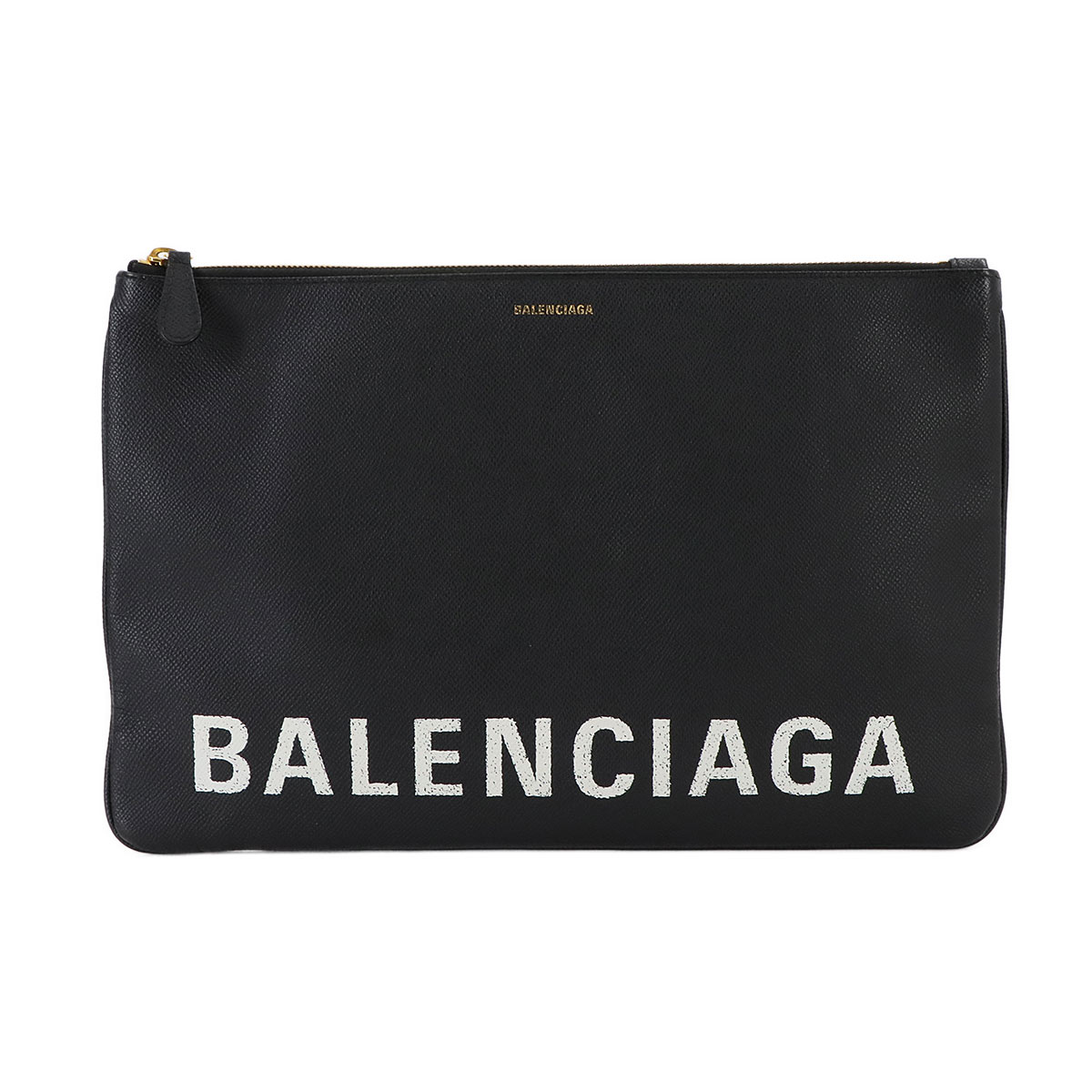 BALENCIAGA クラッチ バッグ レザー ブラック 529313 Clutch Bag バレンシアガ 90292617
